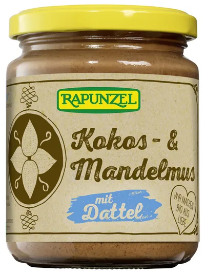 RAPUNZEL Kokos- & Mandelmus mit Dattel bio (250g) – 250 g