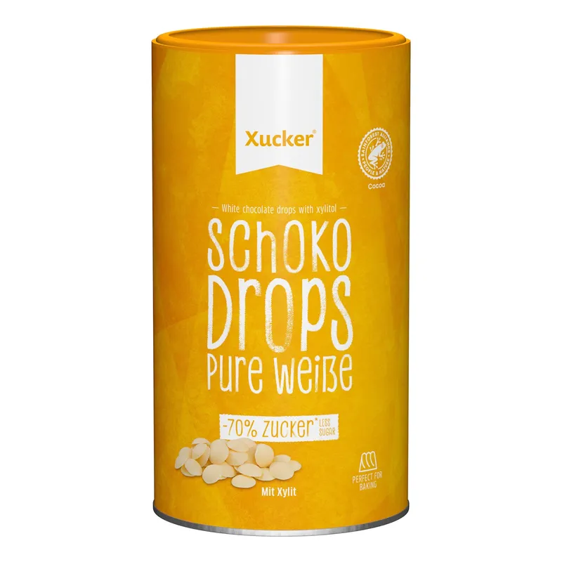 Weiße Schokodrops mit finnischem Xylit