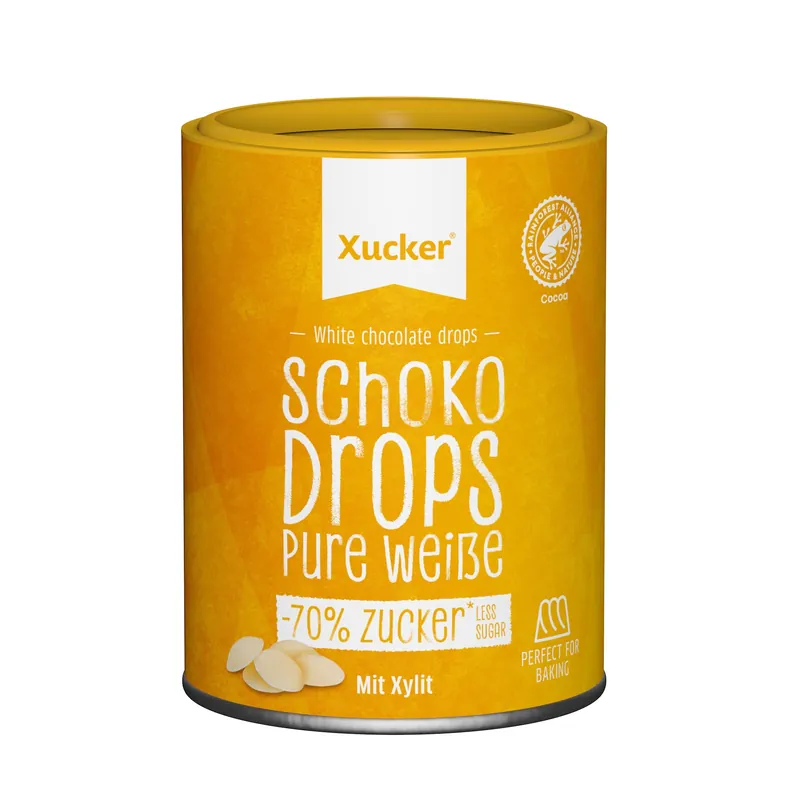 Weiße Schokodrops mit finnischem Xylit