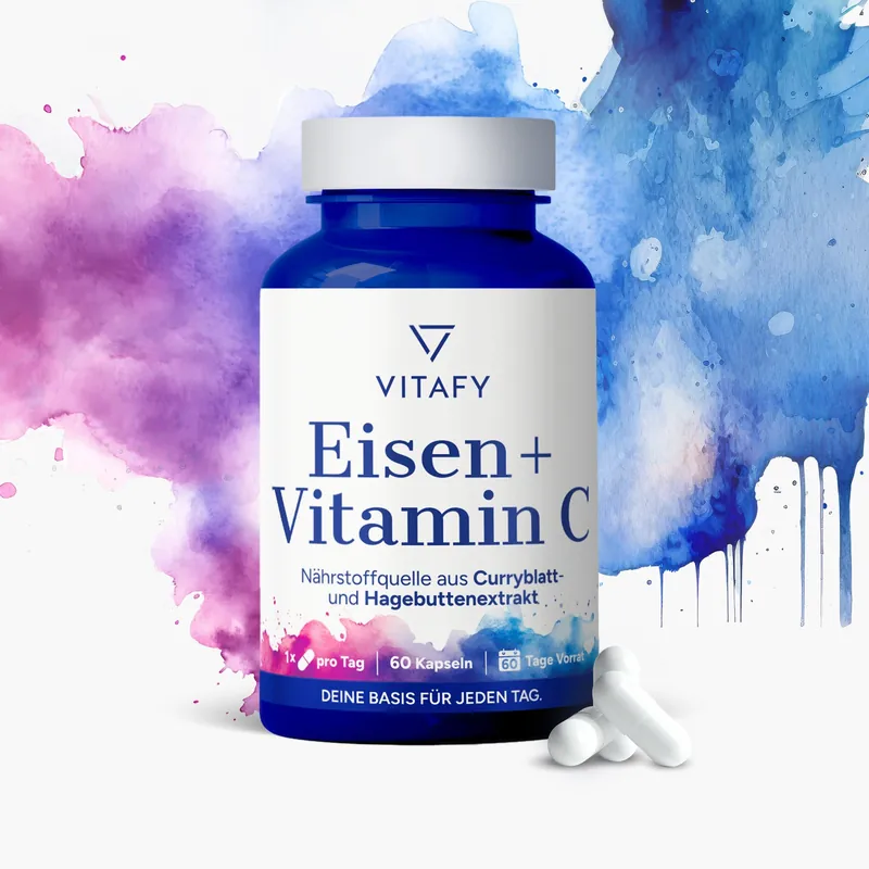 Eisen + Vitamin C (60 Kapseln)