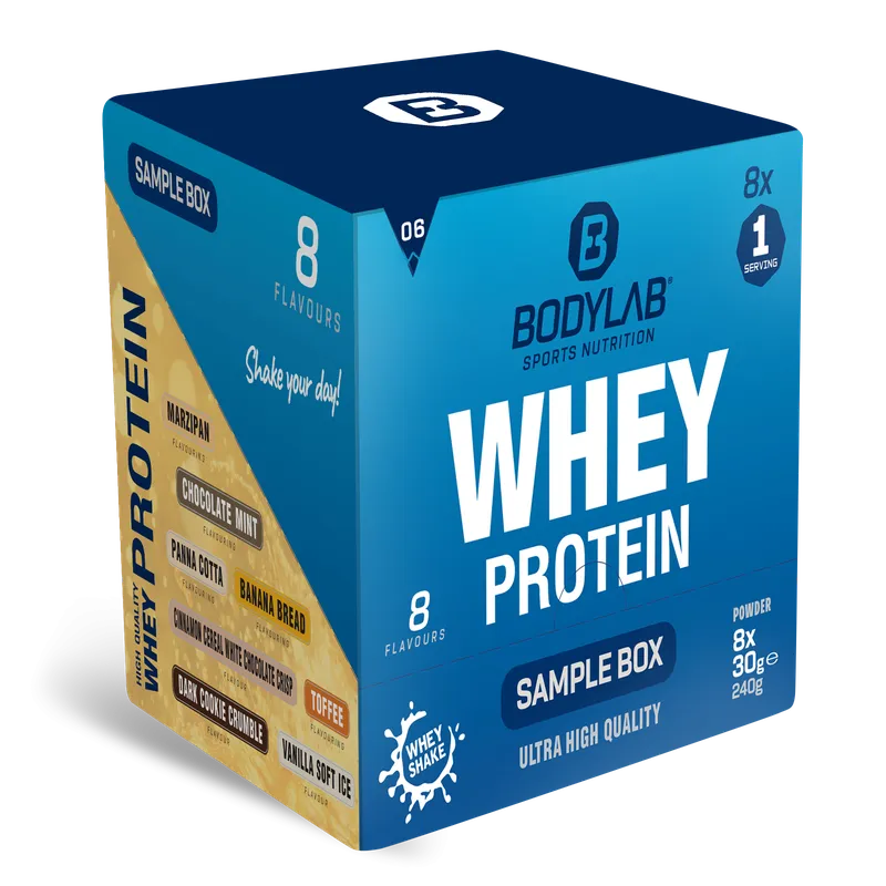 BODYLAB Whey Protein Probierboxen (8 Proben je 30g) – 30g