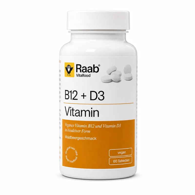 Vitamin B12 + D3 (60 Lutschtabletten)