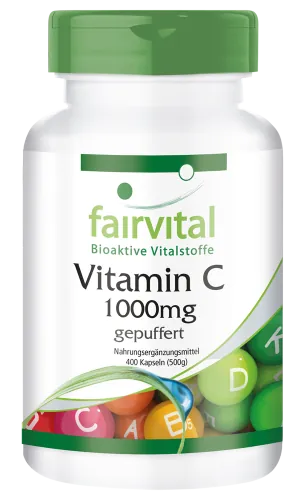 Gepuffertes Vitamin C 1000mg (400 Kapseln)