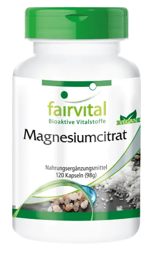MagnesiumCitrat (120 Kapseln)