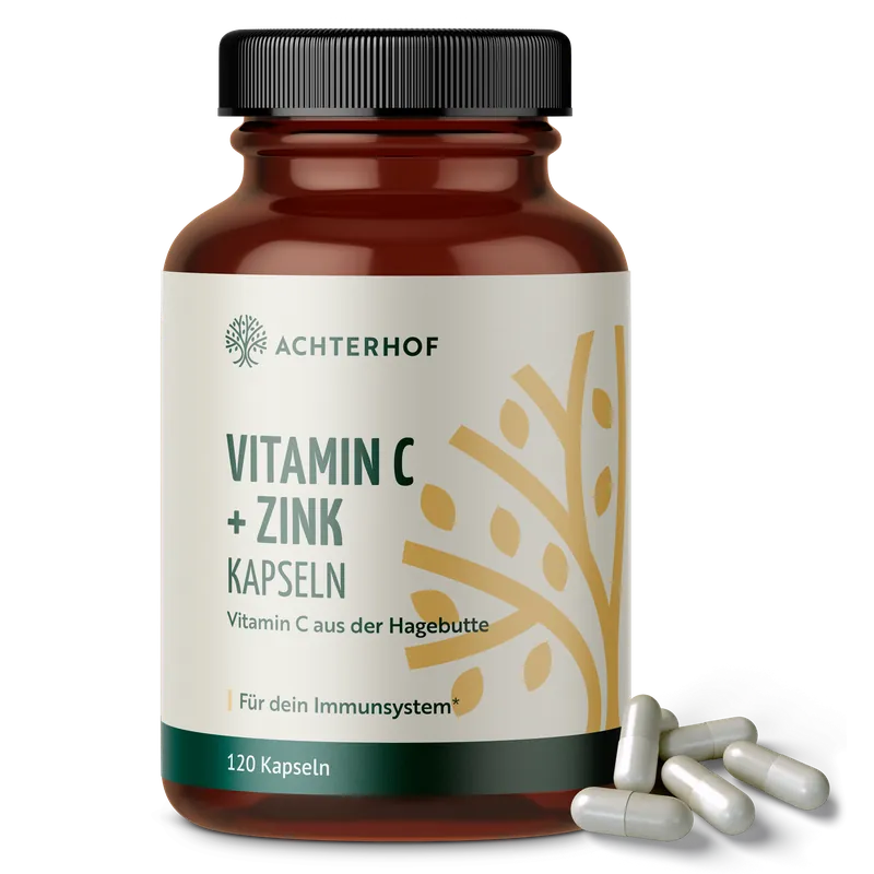 Vitamin C + Zink Kapseln (120 Kapseln)