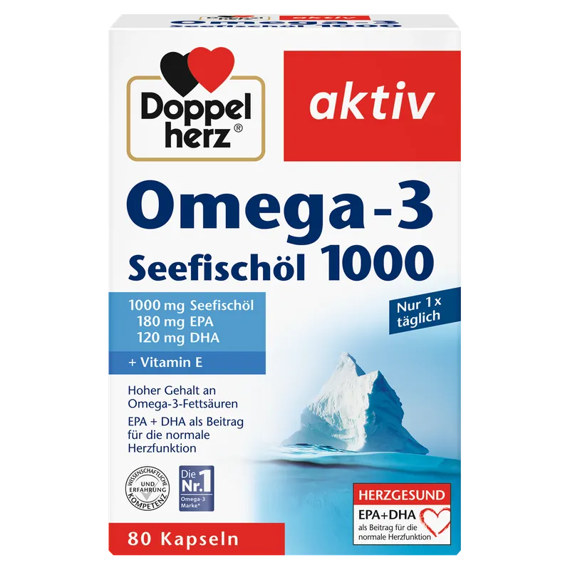Seefischöl Omega3 1000 (80 Kapseln)