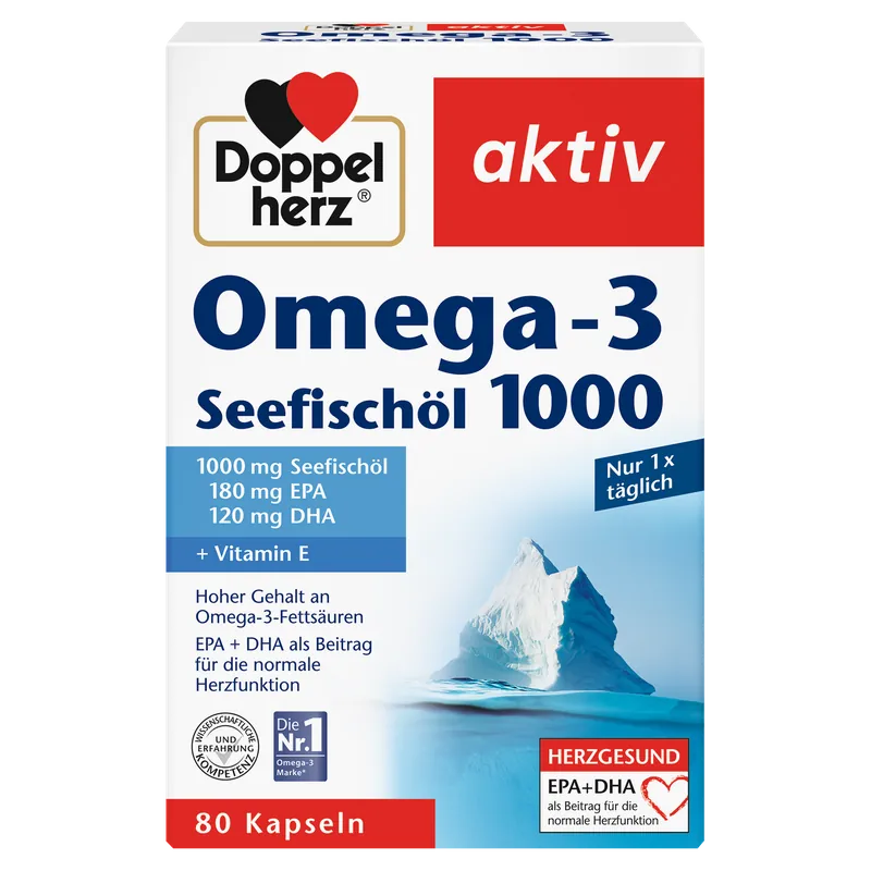 Seefischöl Omega3 1000 (80 Kapseln)