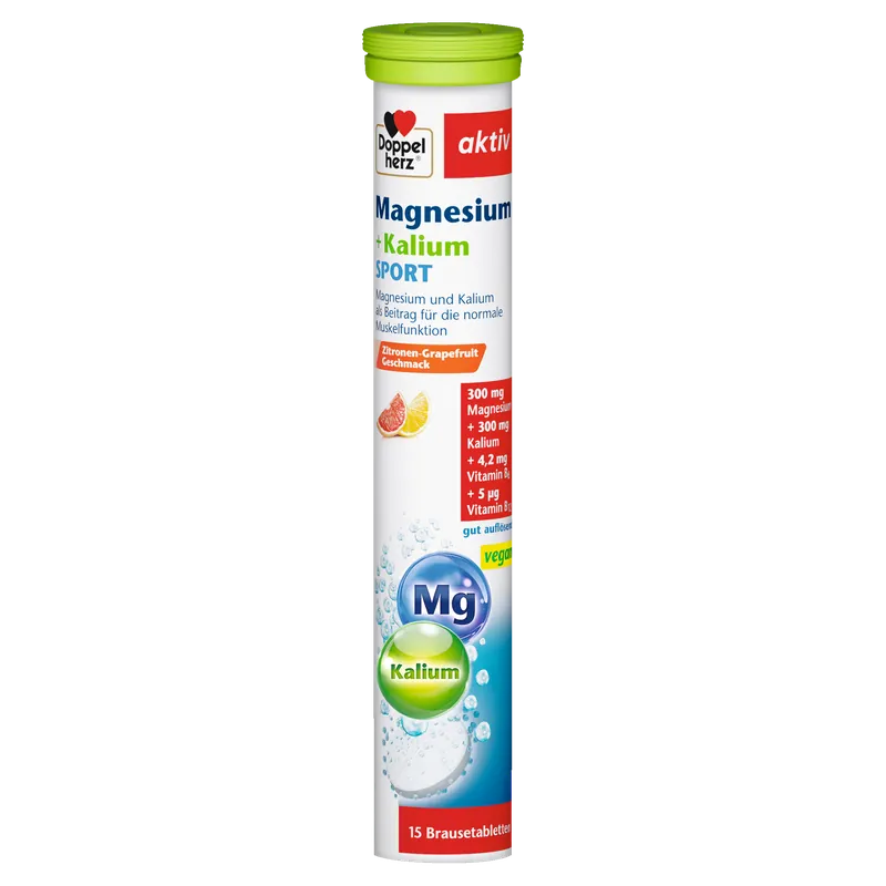 Magnesium + Kalium Sport (15 Brausetabletten)