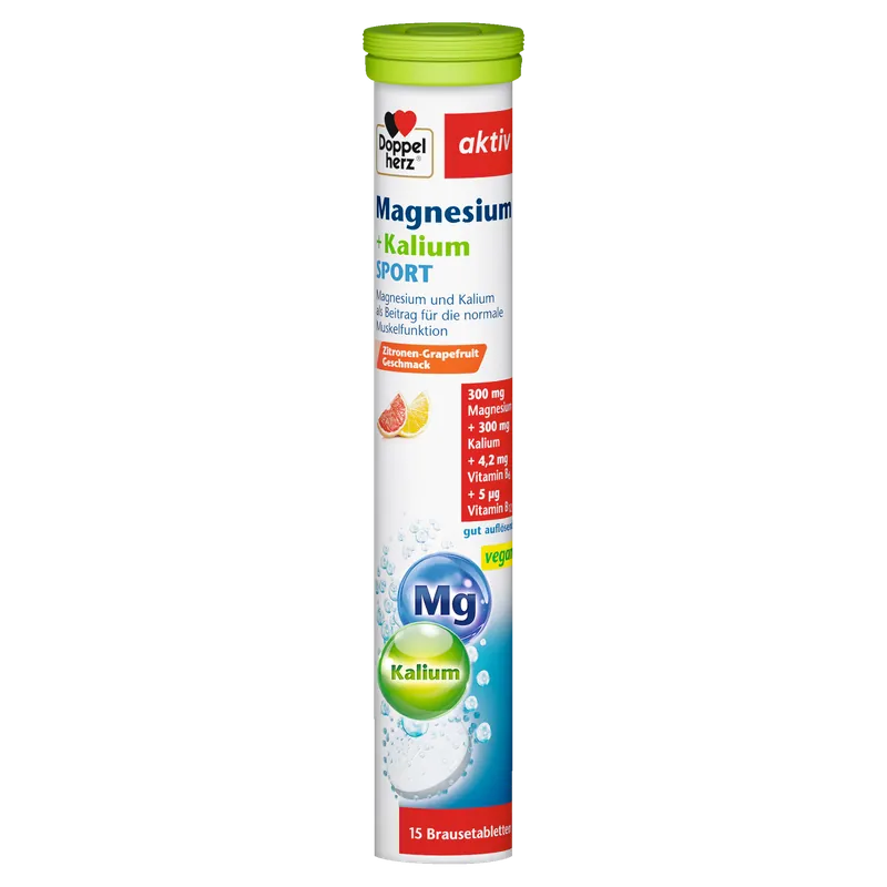 Magnesium + Kalium Sport (15 Brausetabletten)