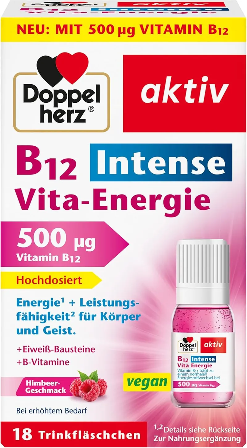 Doppelherz B12 Intense Vita-Energie Trinkampullen (18x10ml)