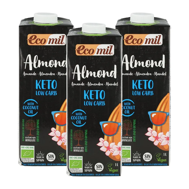ECOMIL 3x Keto Mandeldrink (3x1000ml) – 3000ml