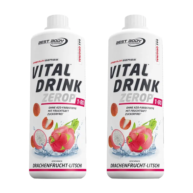 Best Body Nutrition 2 x Vital Drink Konzentrat (2x1000ml) – 2000ml