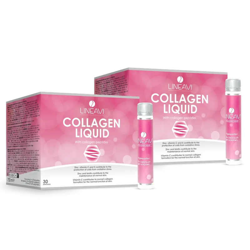 Kollagen Liquid 2-Monatspackung (2x30x25ml Trinkfläschchen)