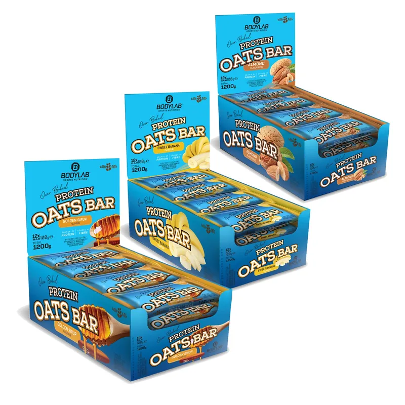 BODYLAB Dreierpack Protein Oats Bar (3x12x100g) – 1200g