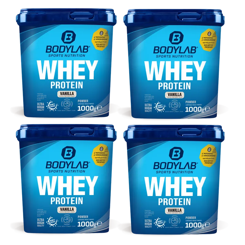 BODYLAB 4x Whey Protein (4x1000g) – 4000g
