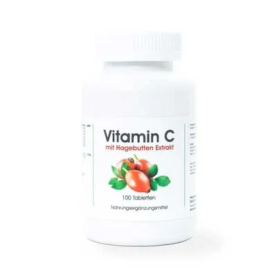 Vitamin C mit Hagebutten-Extrakt