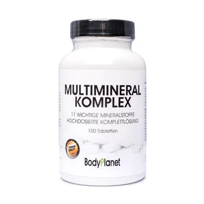 Multimineral Komplex – 11 Mineralstoffe – 100 Tabletten