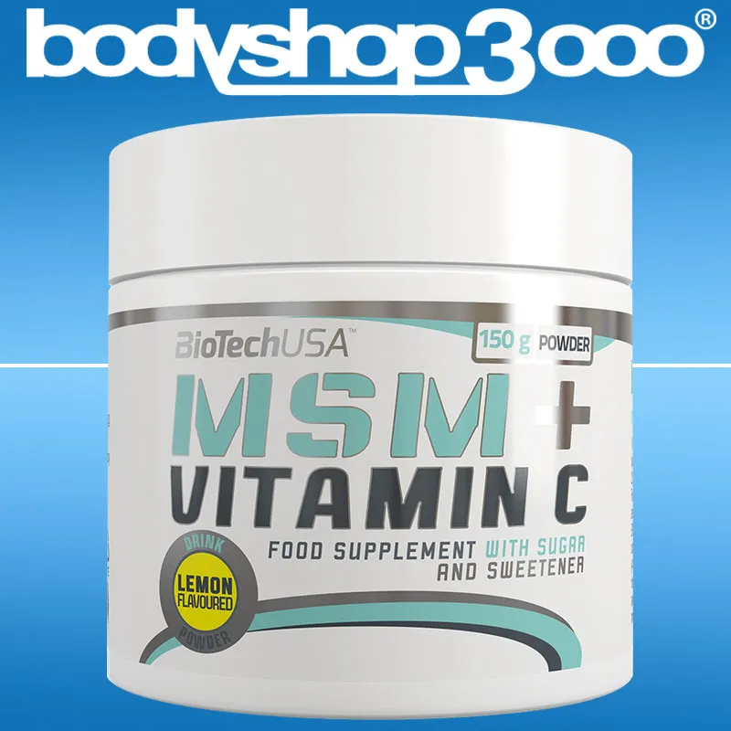 BioTech USA | MSM + Vitamin C - 150g