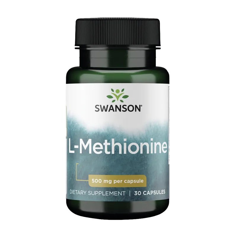100% Pure L-Methionine 500mg