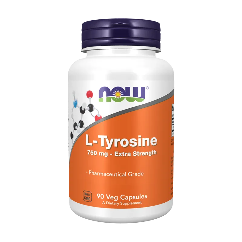 L-TYROSINE 750mg - 90 veg caps