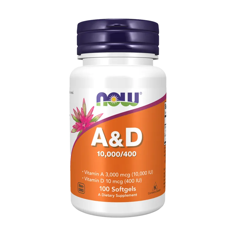 VITAMINS A&D 10000/400IU - 100 softgels