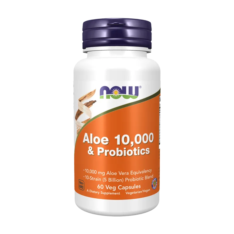ALOE VERA 10.000 & PROBIOTICS - 60 veg caps