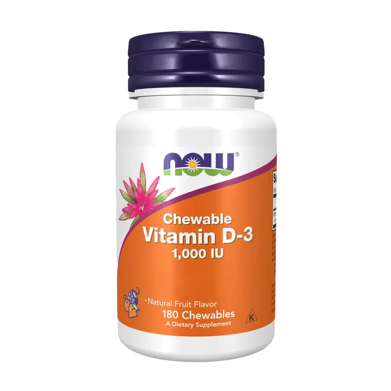 VITAMIN D3 1000IU - 180 chewable tablets