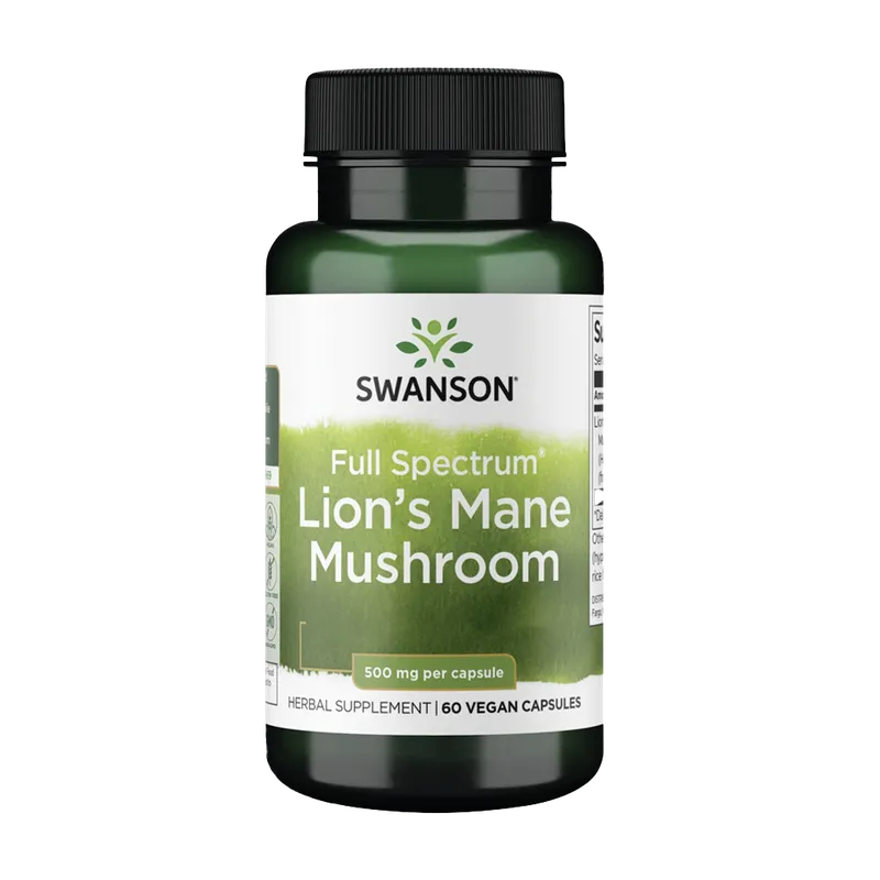 Full Spectrum Lion's Mane Mushroom, 500mg