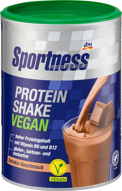 Proteinpulver, Protein Shake Vegan Schoko Geschmack, 300 g