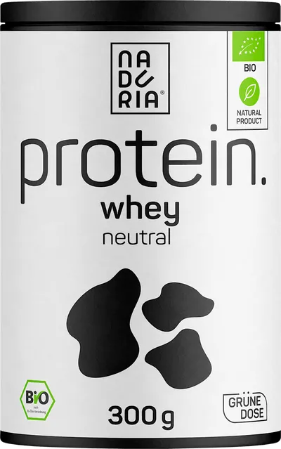 Whey Proteinpulver, geschmacksneutral, ungesüßt, 300 g