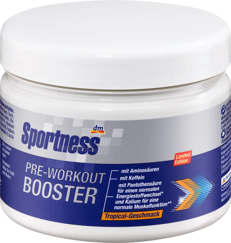 Pre-Workout Booster, Tropical-Geschmack, 290 g