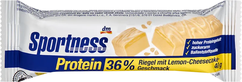 Proteinriegel 36%, Lemon-Cheesecake-Geschmack, 40 g