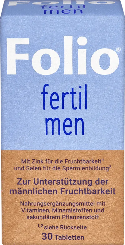 Fertil men Folsäure Tabletten 30 Stück, 26 g