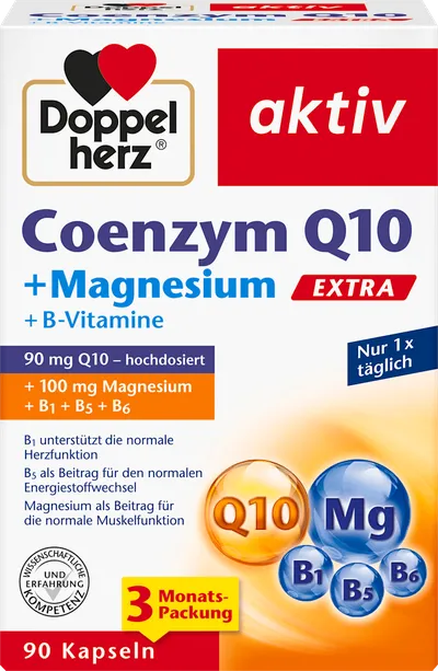 Coenzym Q10 + Magnesium Kapseln 90 St, 69,7 g