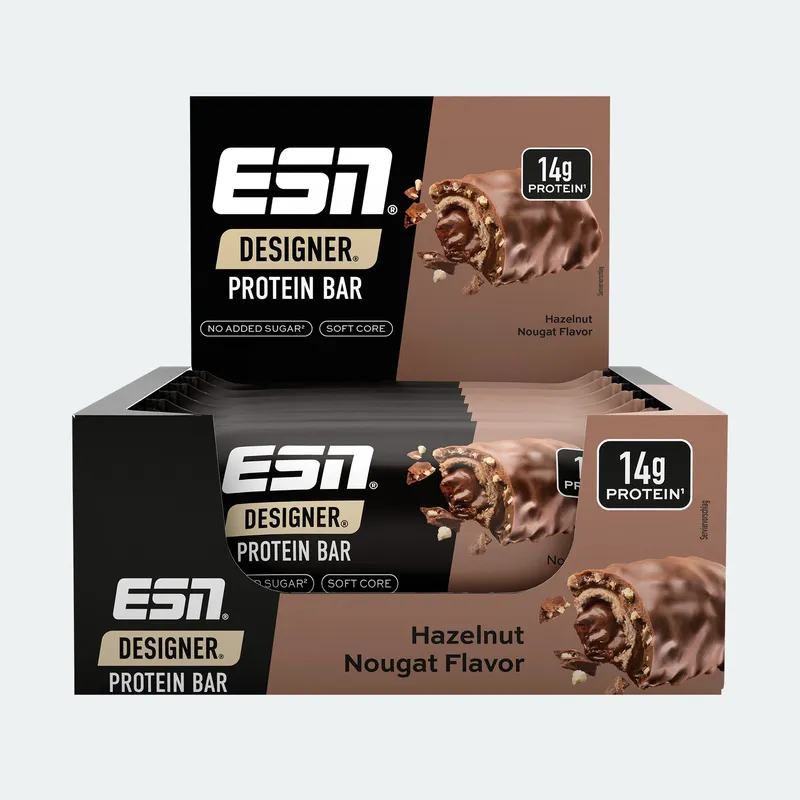 Designer Bar Proteinriegel Hazelnut Nougat 12 x 45g (INT)