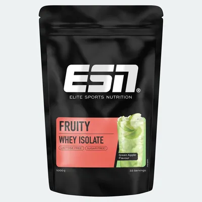Fruity Whey Isolate Green Apple 1000g Beutel