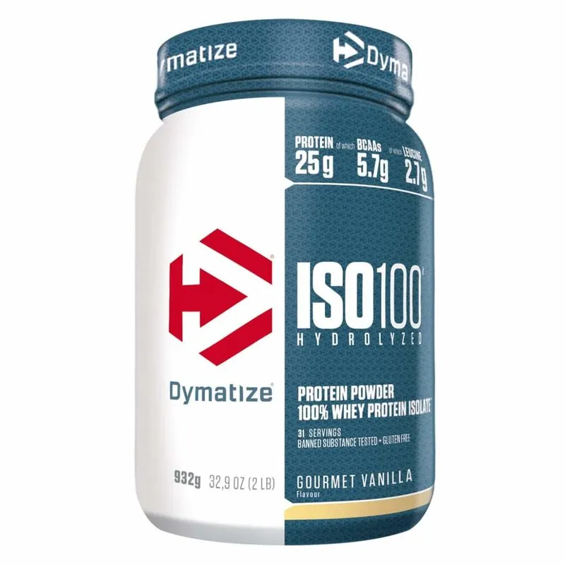 DYMATIZE ISO 100 Hydrolyzed (932g) Gourmet Chocolate – 932 g