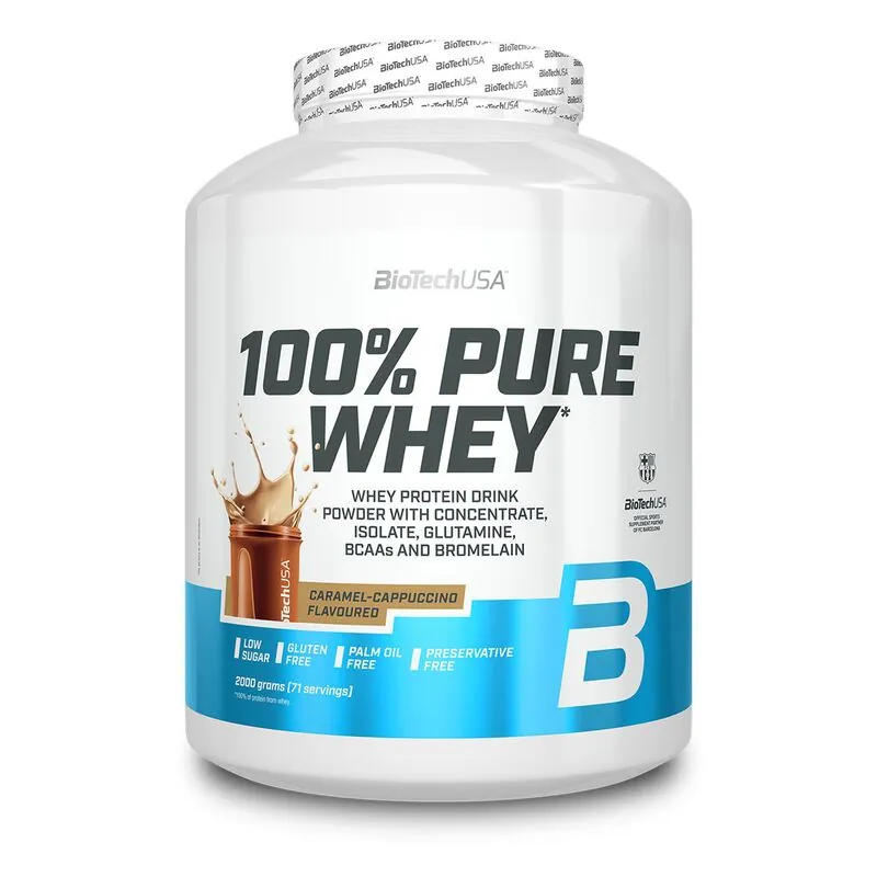 BIOTECH USA 100% Pure Whey (2000g) Bourbon-Vanille – 2000 g