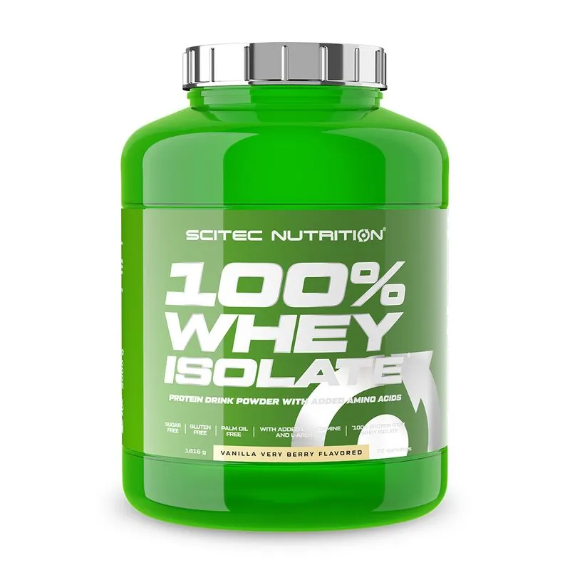 SCITEC NUTRITION 100% Whey Isolate (1816g) Vanilla – 1816 g