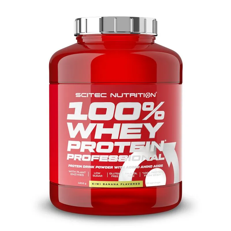 Scitec Nutrition 100% Whey Protein Professional 1816g Kiwi-Banane