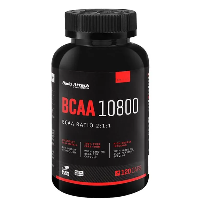 Body Attack - BCAA 10800 - 120 Kapseln