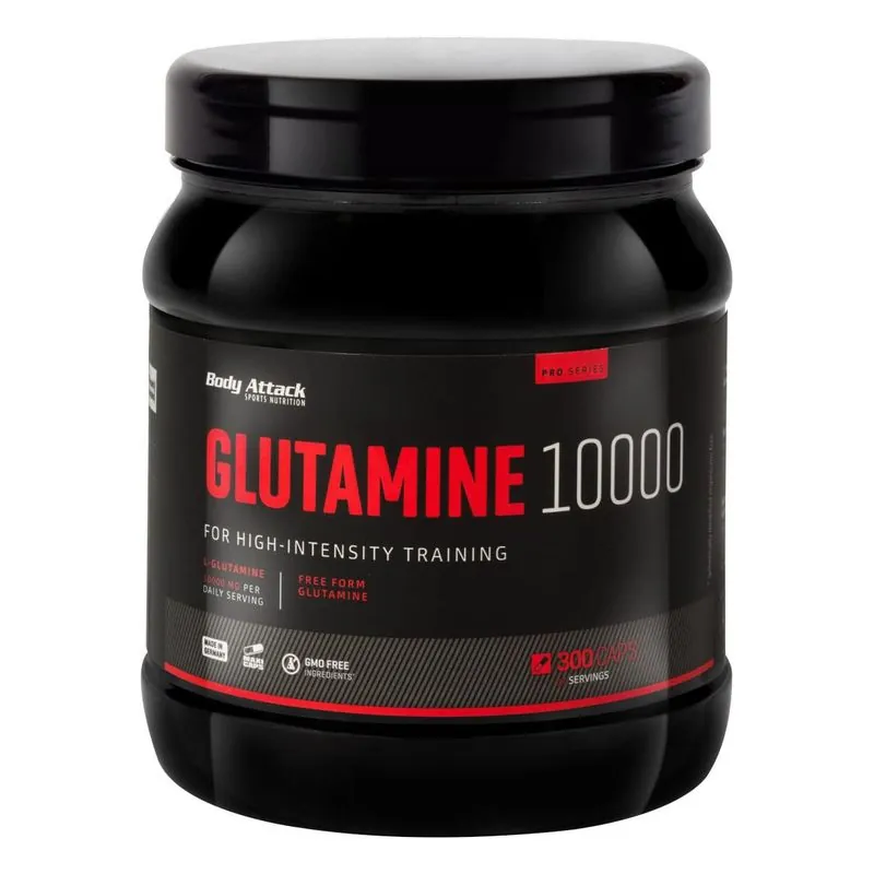 Body Attack - Glutamine 10000 - 300 Kapseln