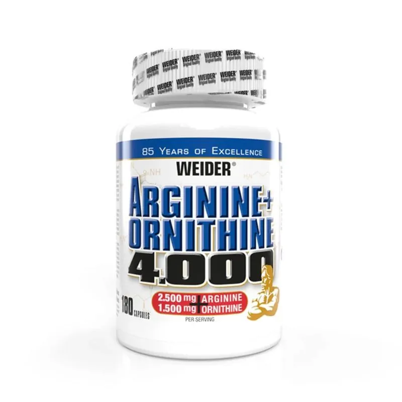 Arginine + Ornithine 4.000 (180 Kapseln)