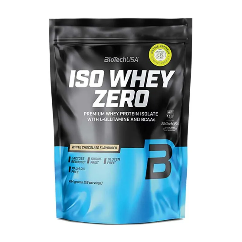 Biotech USA Iso Whey Zero 454g Weiße Schokolade