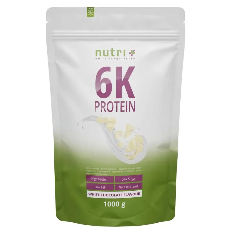 Nutri+ Vegan 6K Protein 1000g Weiße Schokolade