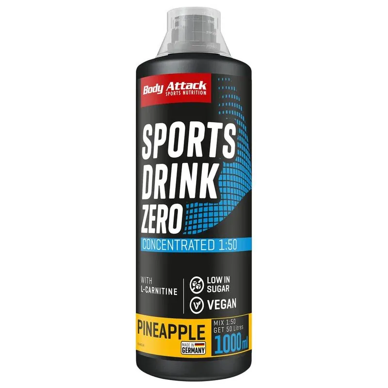 Body Attack Sports Drink Zero 1000ml