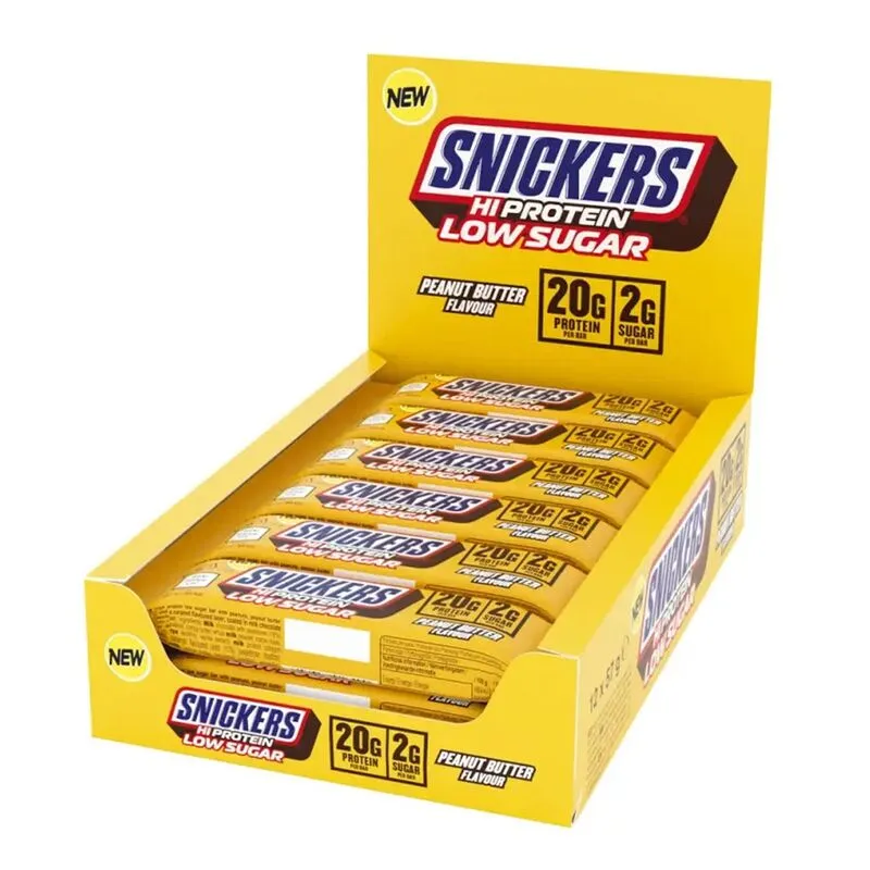 MHD 11/2026 Snickers Low Sugar High Protein Bar 12x57g Peanut Butter