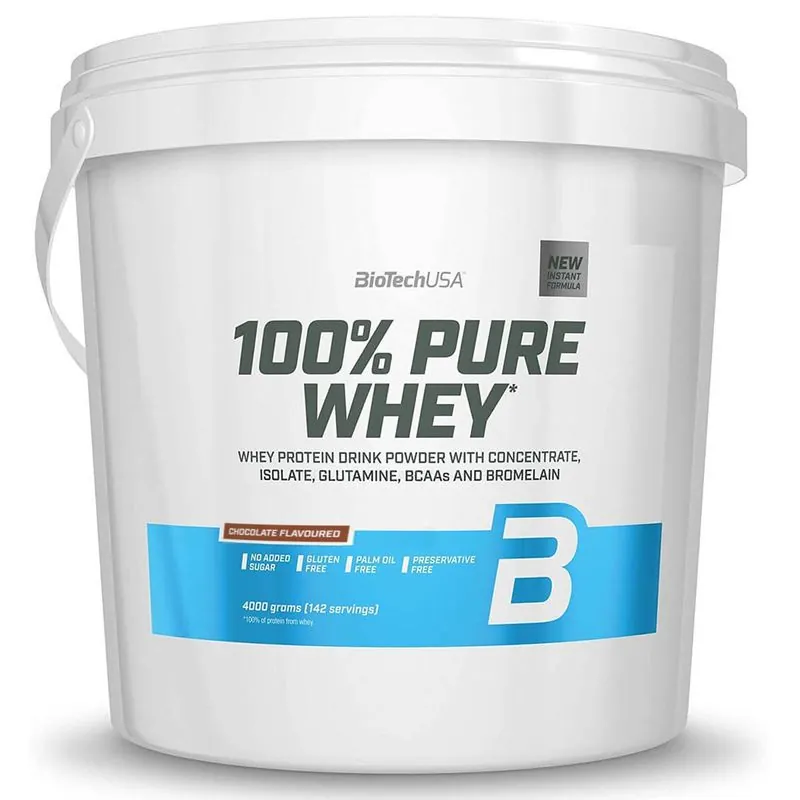 Biotech USA 100% Pure Whey 4000 g Schokolade – Biotech USA 100% Pure Whey 4000 g Schokolade