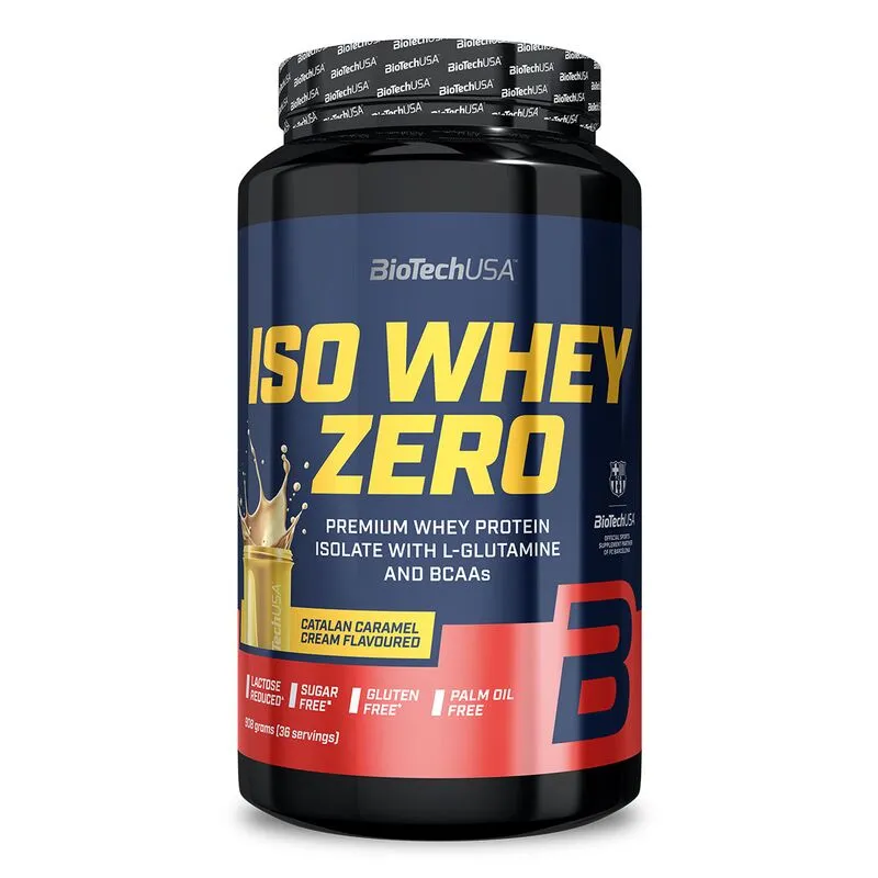 Biotech USA Iso Whey Zero 908g Katalanische Karamellcreme