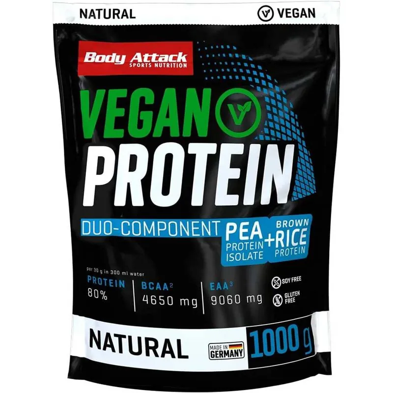 Body Attack - Vegan Protein - 1000g – 1000g